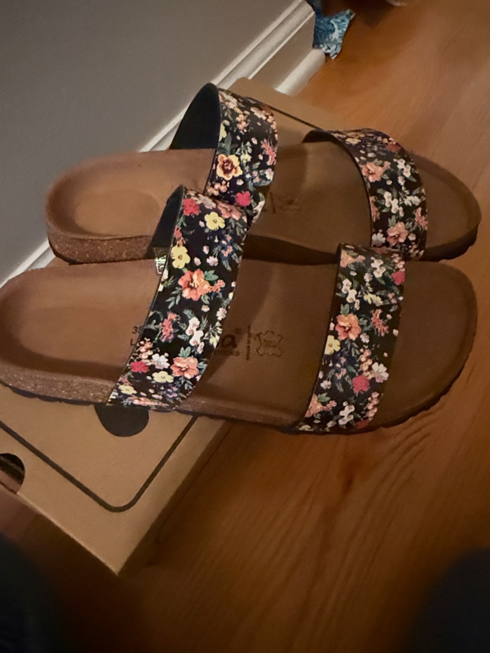Birkenstock Betula made in Spain Quito Birko floral size 38 - Picture 1 of 8